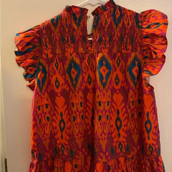 Love The Label Ruffled Sleeveless Top Small - Picture 3 of 4